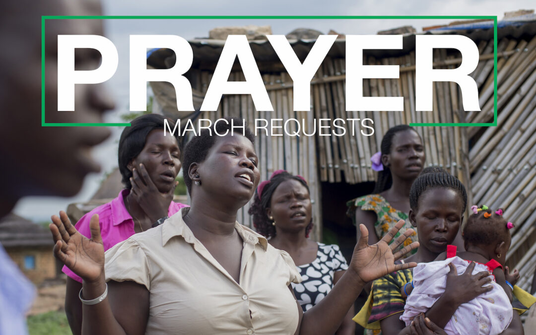 March 2023 Prayer Requests
